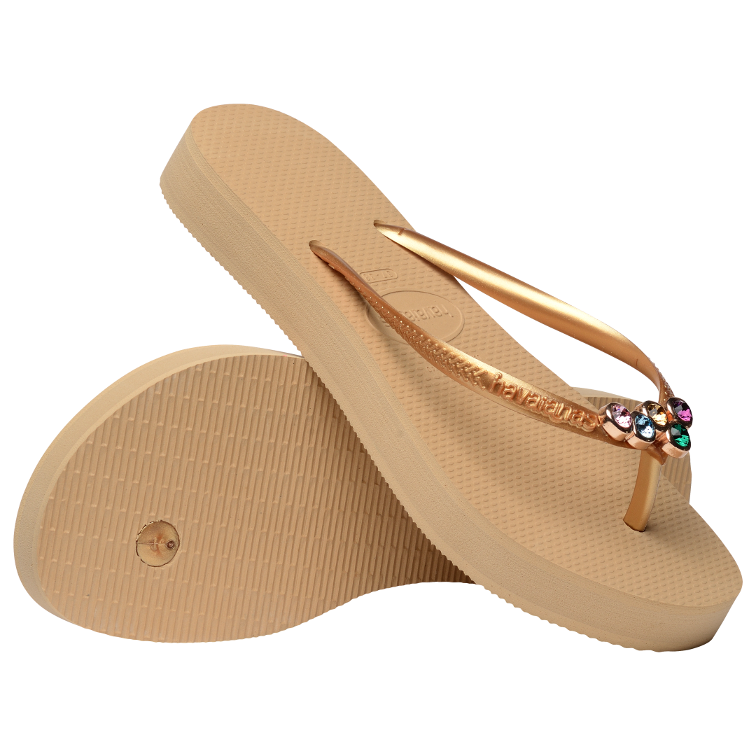 Women's Slim Flatform Luxury Flip Flops