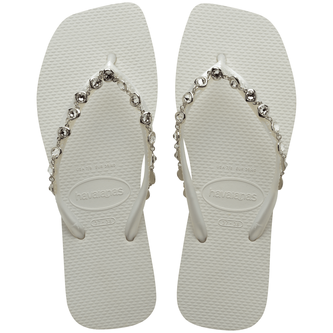 Women's Slim Square Luxury Flip Flops