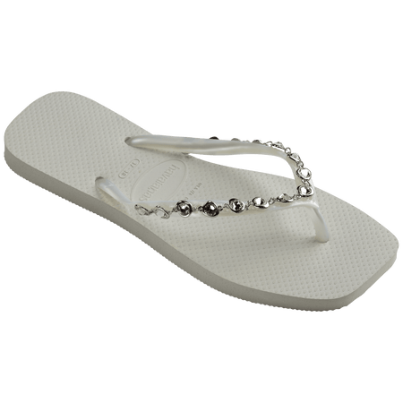 Women's Slim Square Luxury Flip Flops