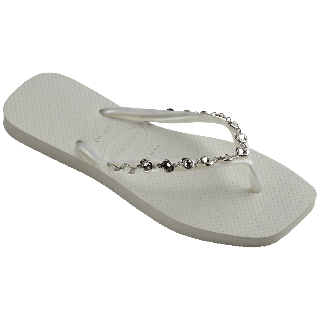 Women's Slim Square Luxury Flip Flops