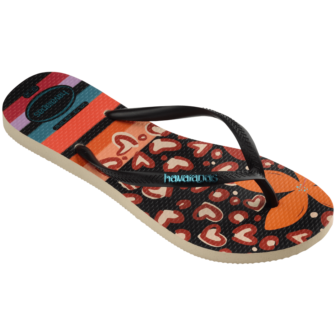 Women's Slim Patchwork Flip Flops