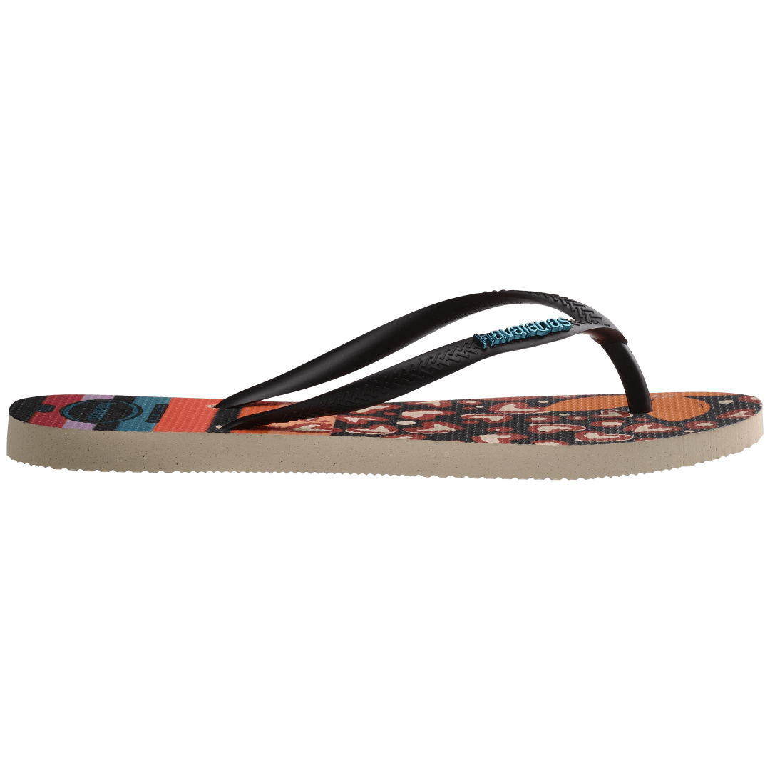 Women's Slim Patchwork Flip Flops