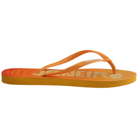 Women's Slim Brazil Postcard Flip Flops