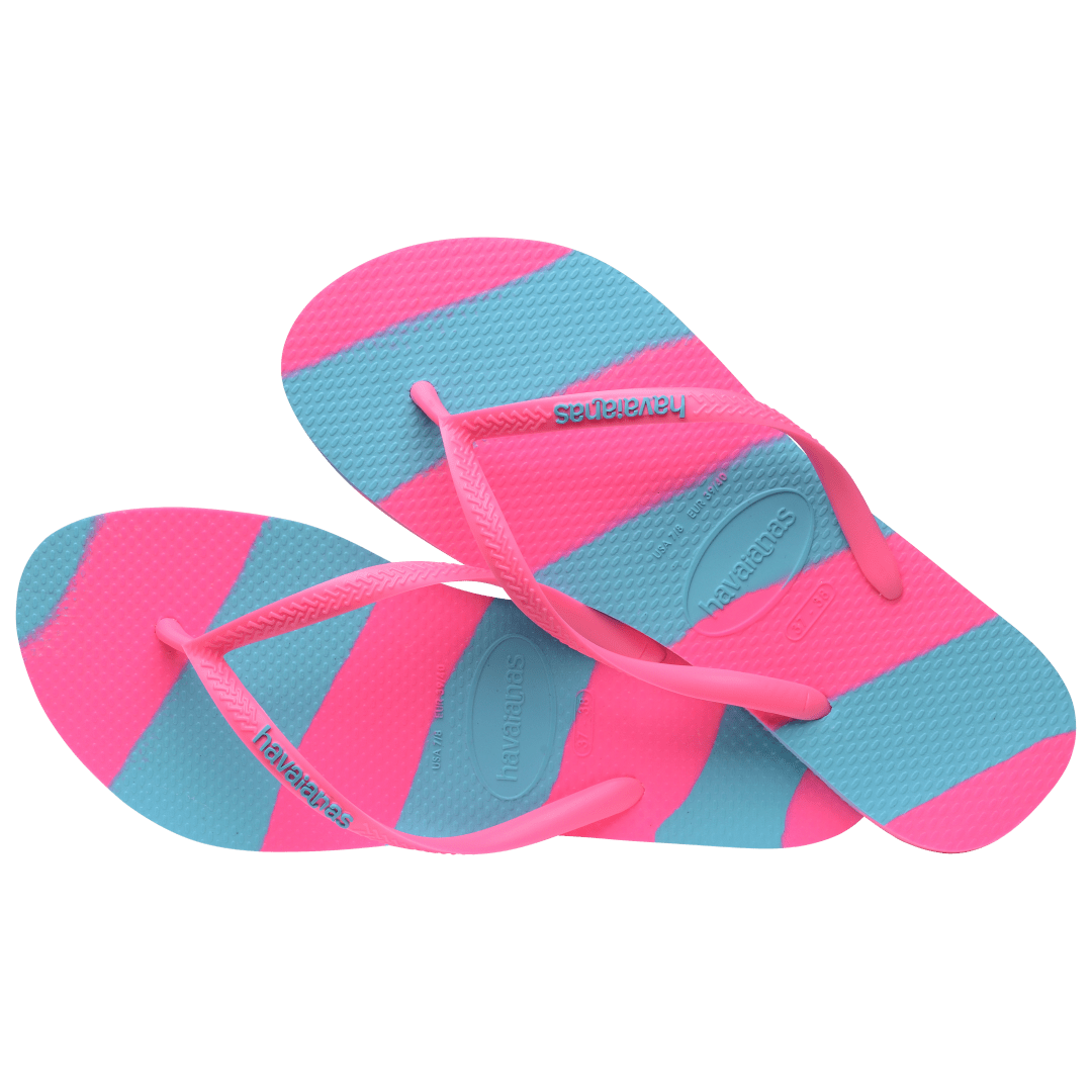 Women's Slim Color Fun Flip Flops