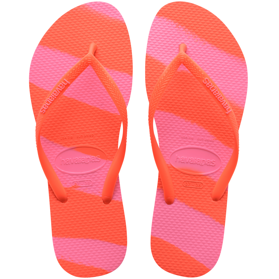 Women's Slim Color Fun Flip Flops