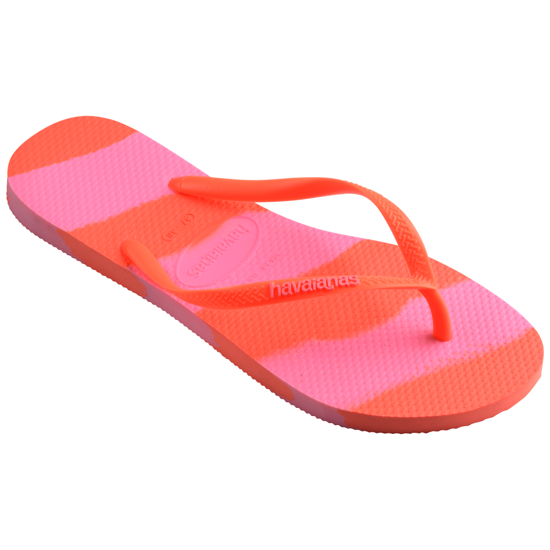 Women's Slim Color Fun Flip Flops