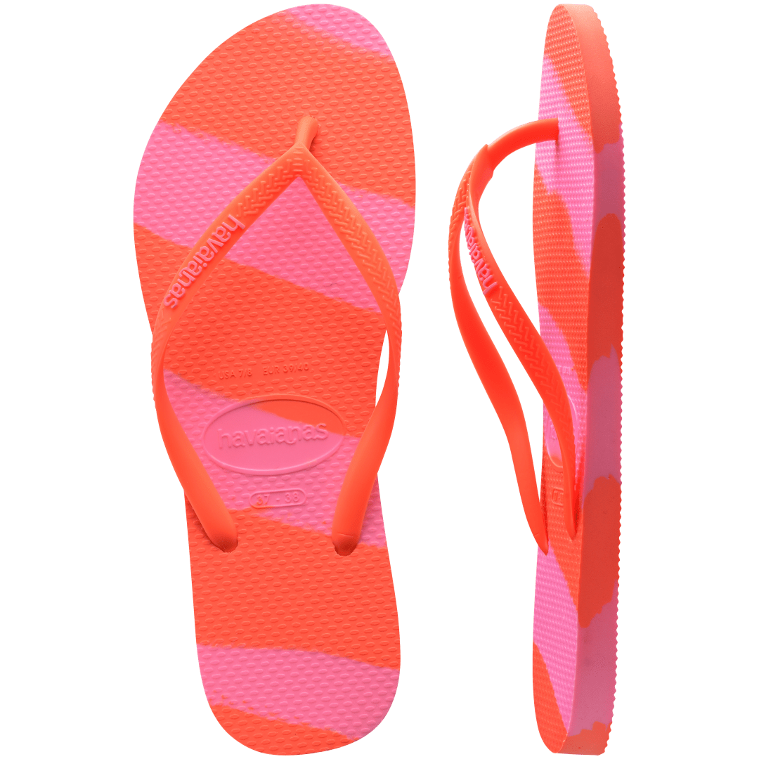 Women's Slim Color Fun Flip Flops