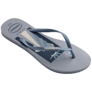 Women's New York Postcard Slim Flip Flops