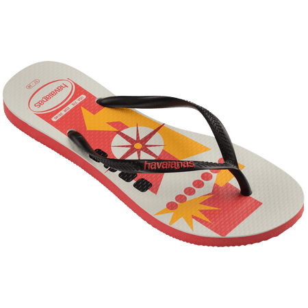 Women's Las Vegas Postcard Slim Flip Flops