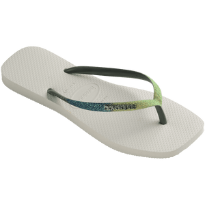 Women's Slim Square Glitter Mix Flip Flops