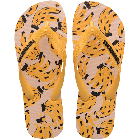 Women's FARM Rio Cheetah Bananas Top Flip Flops