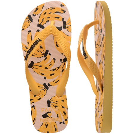 Women's FARM Rio Cheetah Bananas Top Flip Flops