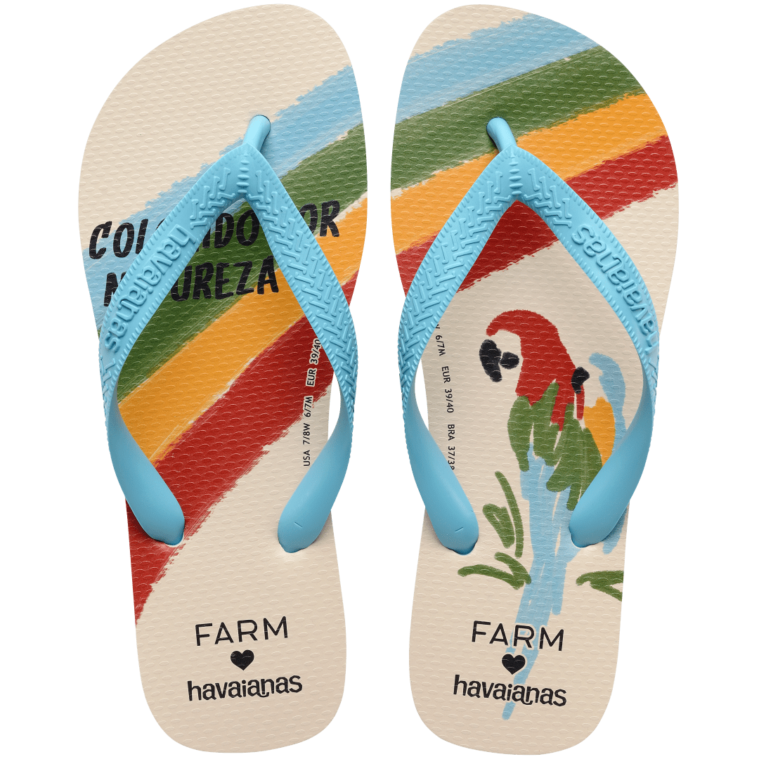 Women's FARM Rio Rainbow Nature Top Flip Flops