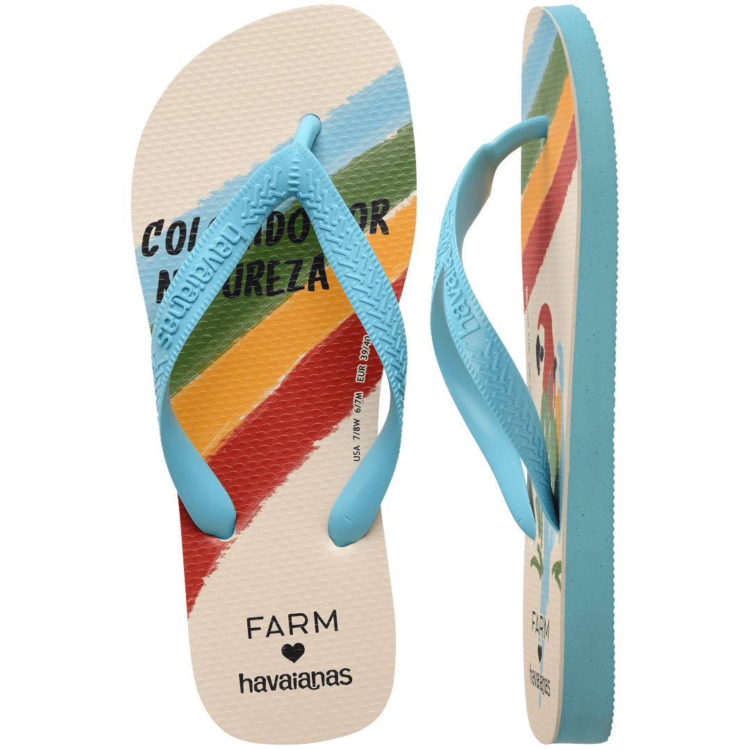 Women's FARM Rio Rainbow Nature Top Flip Flops