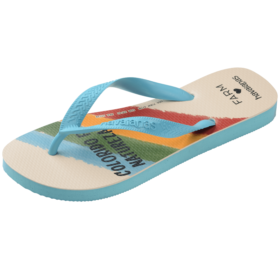 Women's FARM Rio Rainbow Nature Top Flip Flops