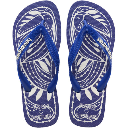 Women's FARM Rio Lace Nature Top Flip Flops