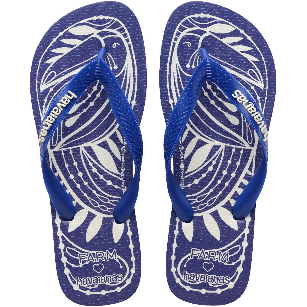 Women's FARM Rio Lace Nature Top Flip Flops