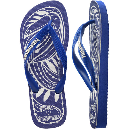 Women's FARM Rio Lace Nature Top Flip Flops