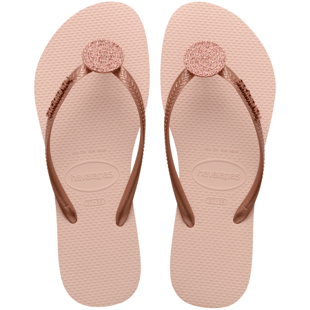 Women's Slim Crystal Glow Flip Flop