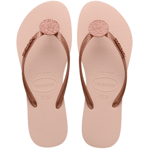 Women's Slim Crystal Glow Flip Flop