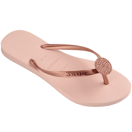 Women's Slim Crystal Glow Flip Flop