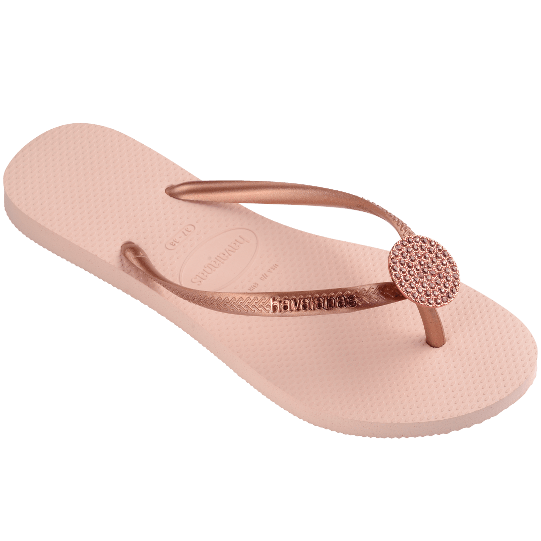 Women's Slim Crystal Glow Flip Flop