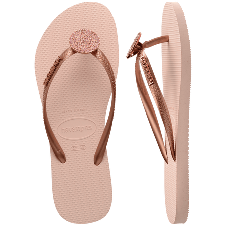 Women's Slim Crystal Glow Flip Flop