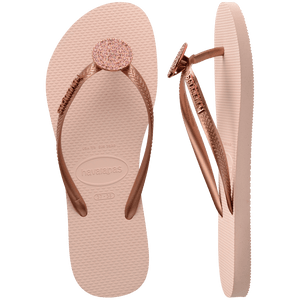 Women's Slim Crystal Glow Flip Flop