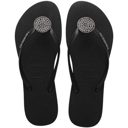 Women's Slim Crystal Glow Flip Flop