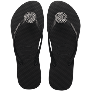 Women's Slim Crystal Glow Flip Flop