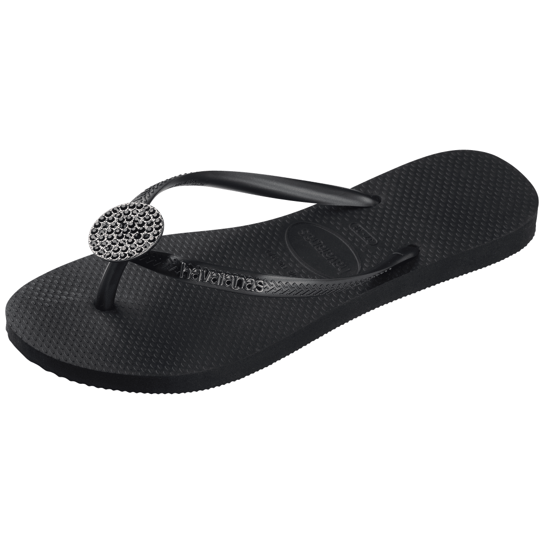 Women's Slim Crystal Glow Flip Flop