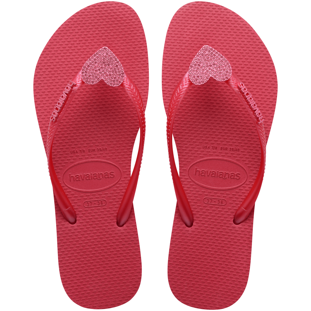 Kids' Crystal Charm Slim Flip Flop