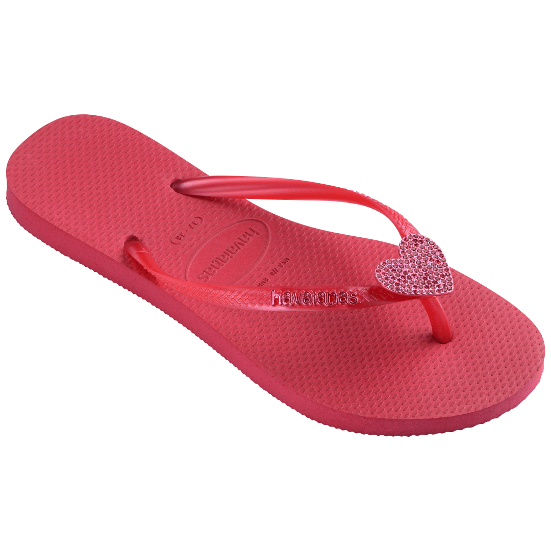 Kids' Crystal Charm Slim Flip Flop