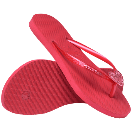 Kids' Crystal Charm Slim Flip Flop