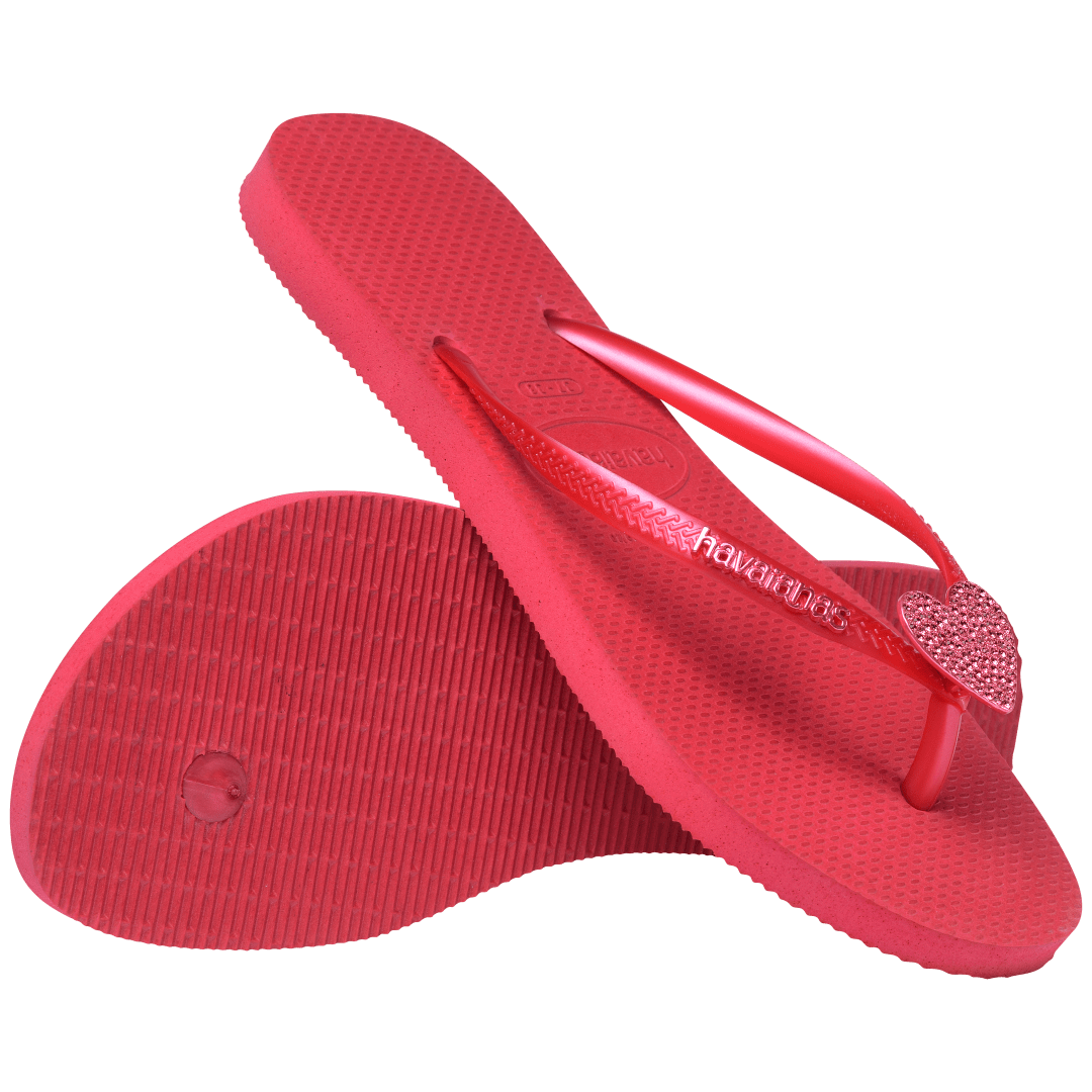 Kids' Crystal Charm Slim Flip Flop