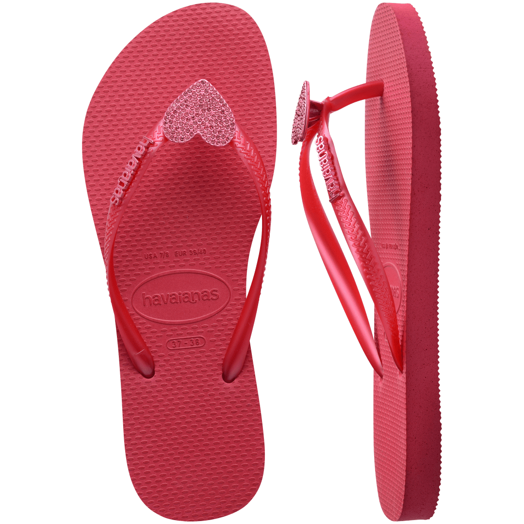 Kids' Crystal Charm Slim Flip Flop