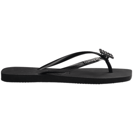 Women's Slim Square Crystal Elegance Flip Flop