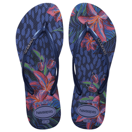 Slim Animal Floral Fusion Flip Flops