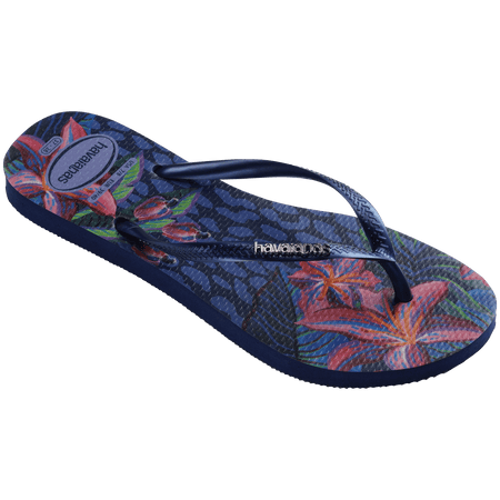 Slim Animal Floral Fusion Flip Flops