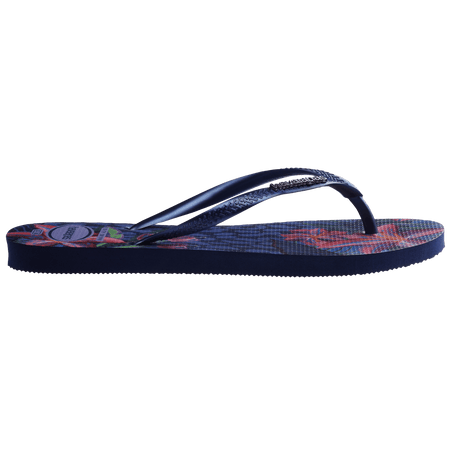 Slim Animal Floral Fusion Flip Flops