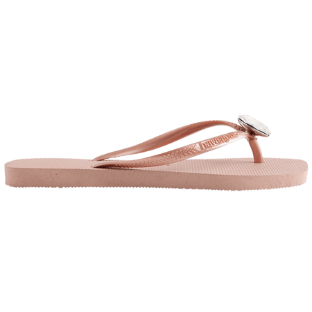 Women's Slim Square Centenary Diamond Flip Flops