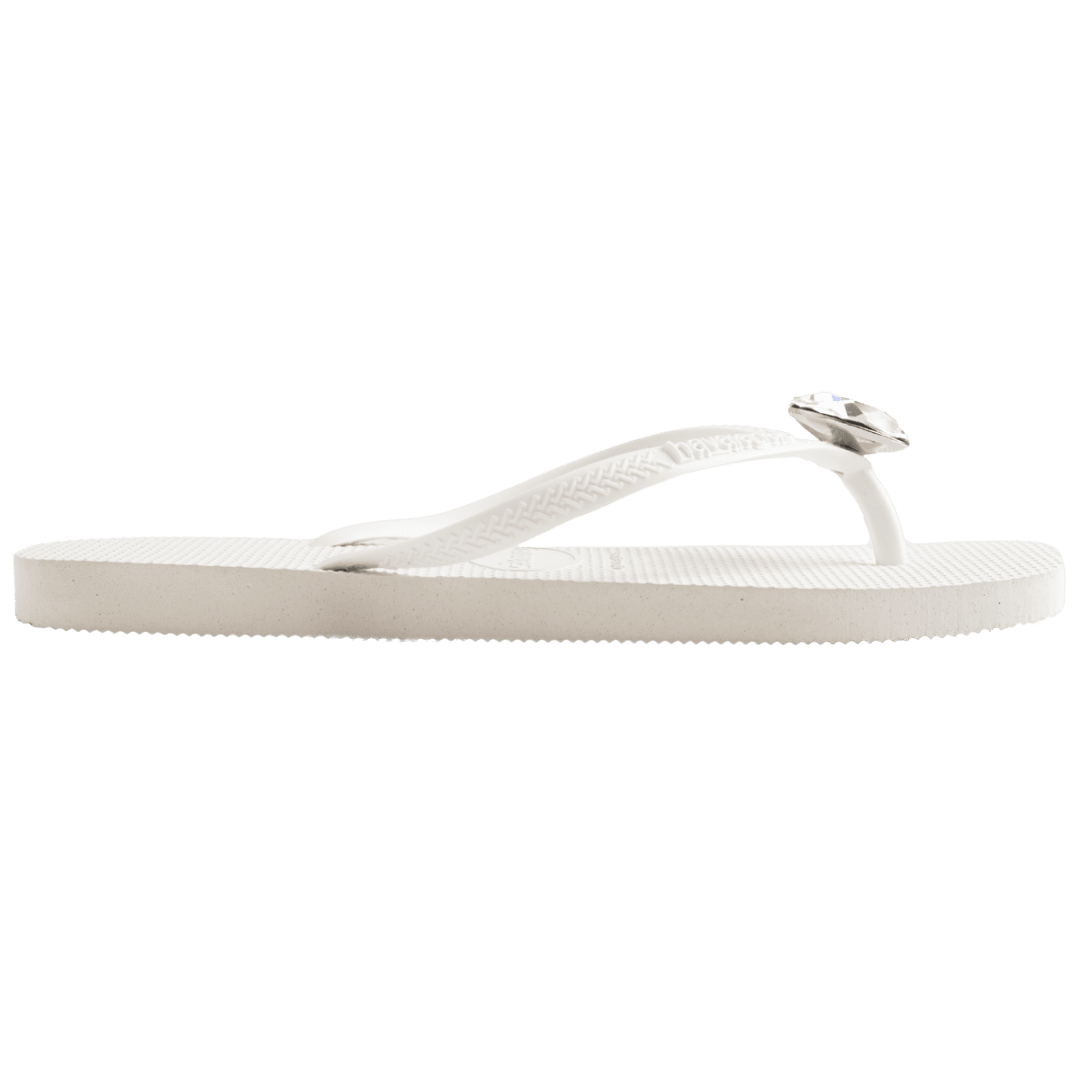 Women's Slim Square Centenary Diamond Flip Flops